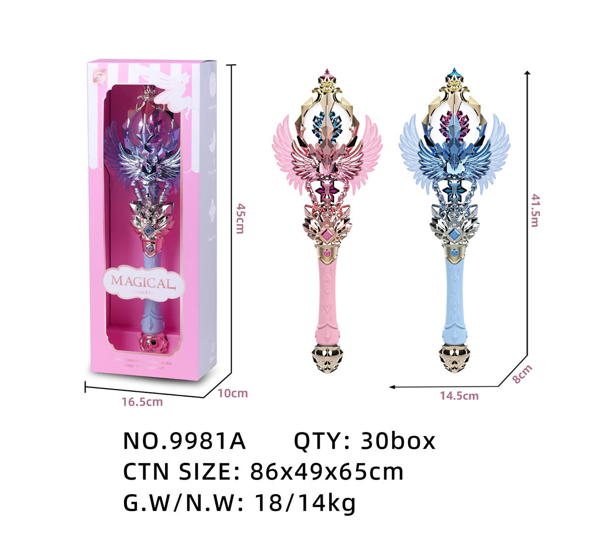 Colorful Wand for the Little Princess