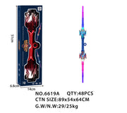 Double-Sided Glowing Blue Sword