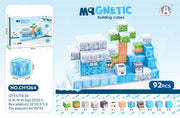 Magnetic Cubes Set, Magnetic bricks 92el.