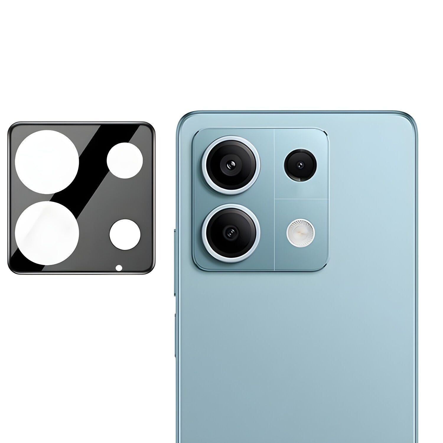 Techsuit zaštitno staklo za kameru za Xiaomi Redmi Note 12 4G - Crna KP30906
