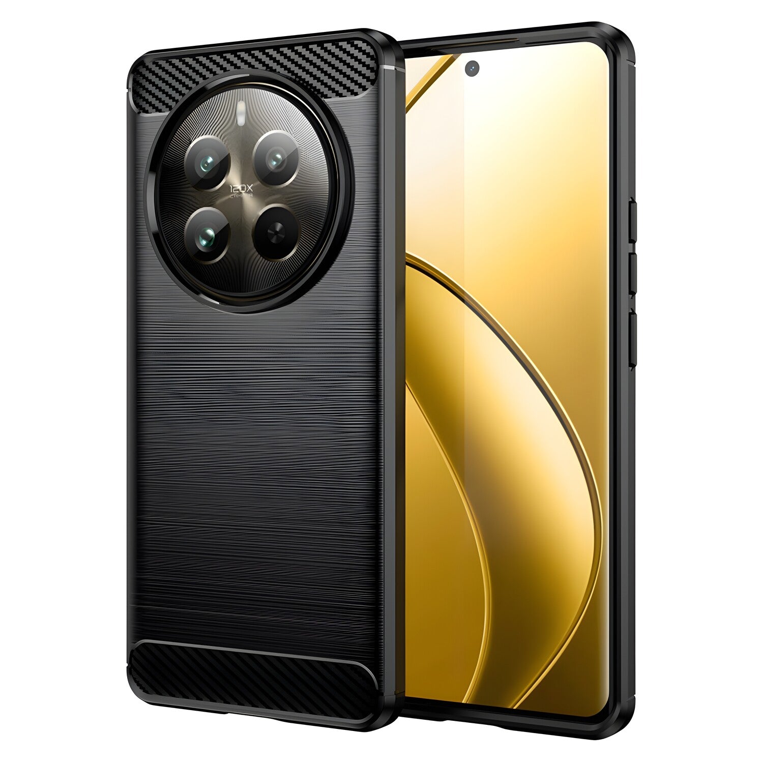 Futrola Carbon Shield TPU za Xiaomi 12 Pro/12 Pro+ - Crna KP31028