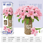Bouquet of Soft Flowers DIY Pink Lilies