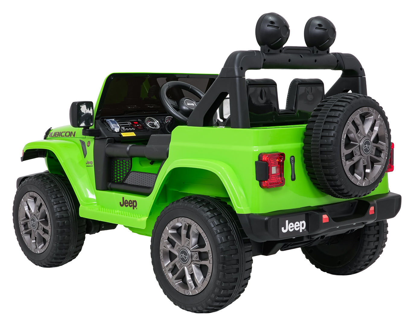 Licencirani auto na akumulator Jeep Wrangler Rubicon LIFT - zeleni