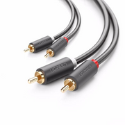 Ugreen 10520 audio kabel 5 m 2 x RCA Crno