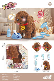 Brown Remote Control Dog + Accessories