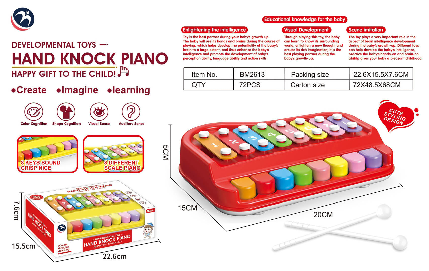 Red Xylophone 2in1