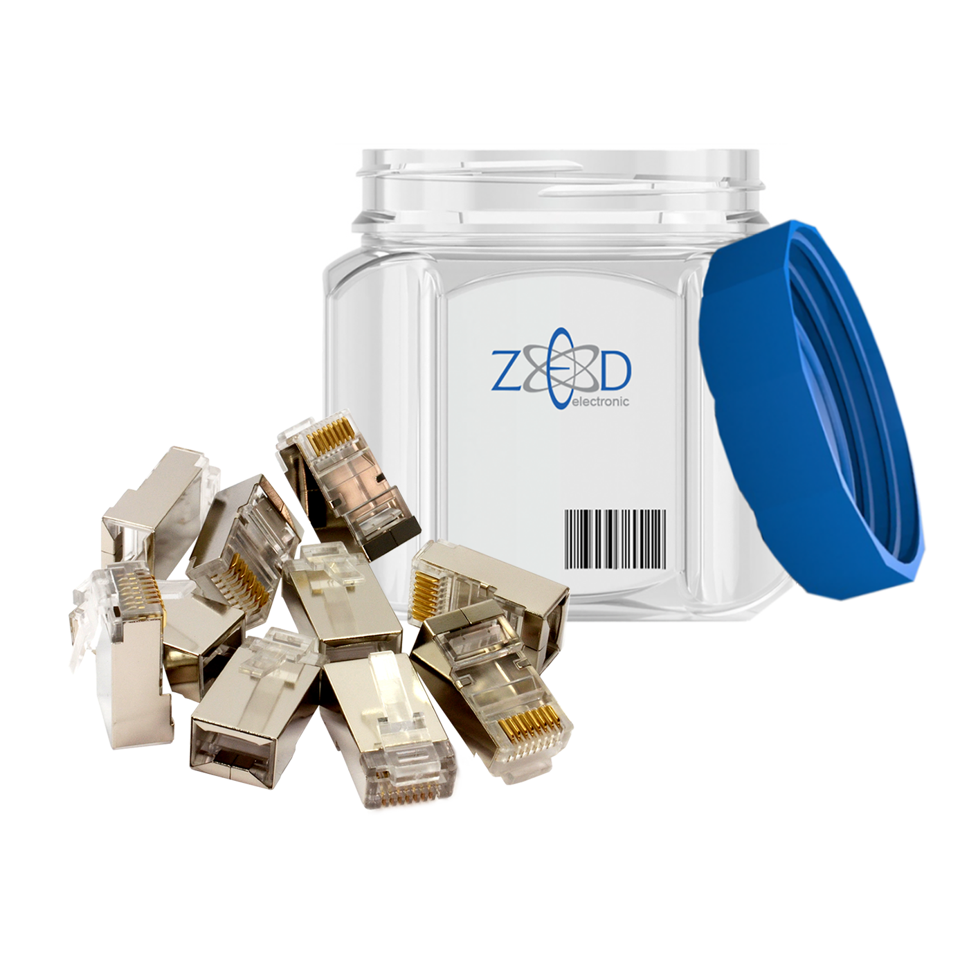 ZED electronic Mrežni konektor 8/8, RJ45, Cat6, 50 komada - FTPK-M/50