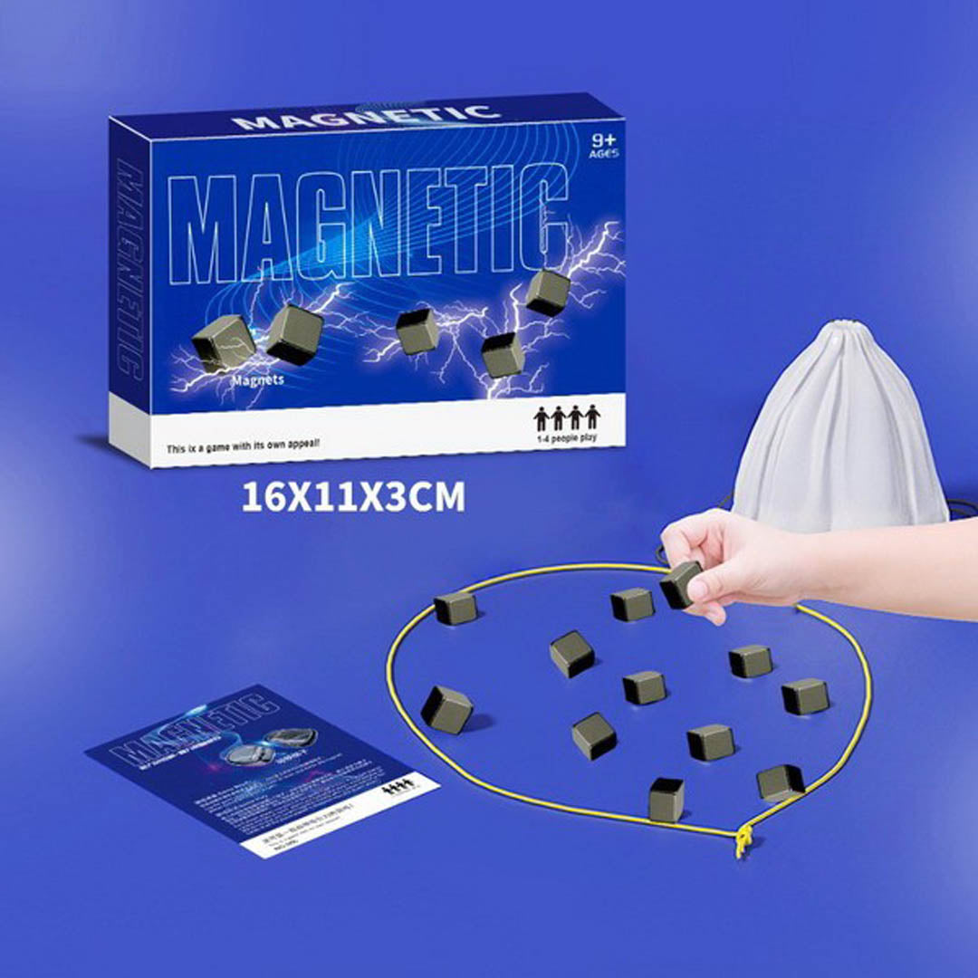 Magnetic pebbles arcade game