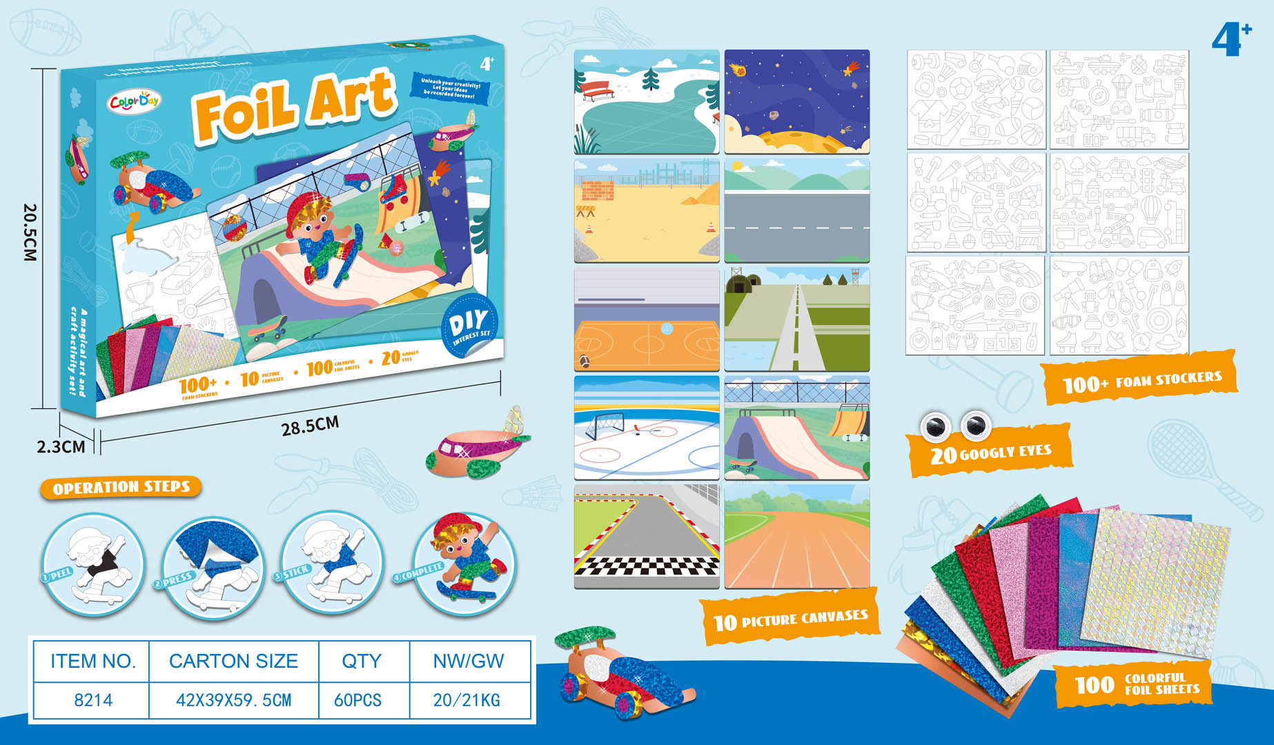 Creative Sticker Set Hobby Edition