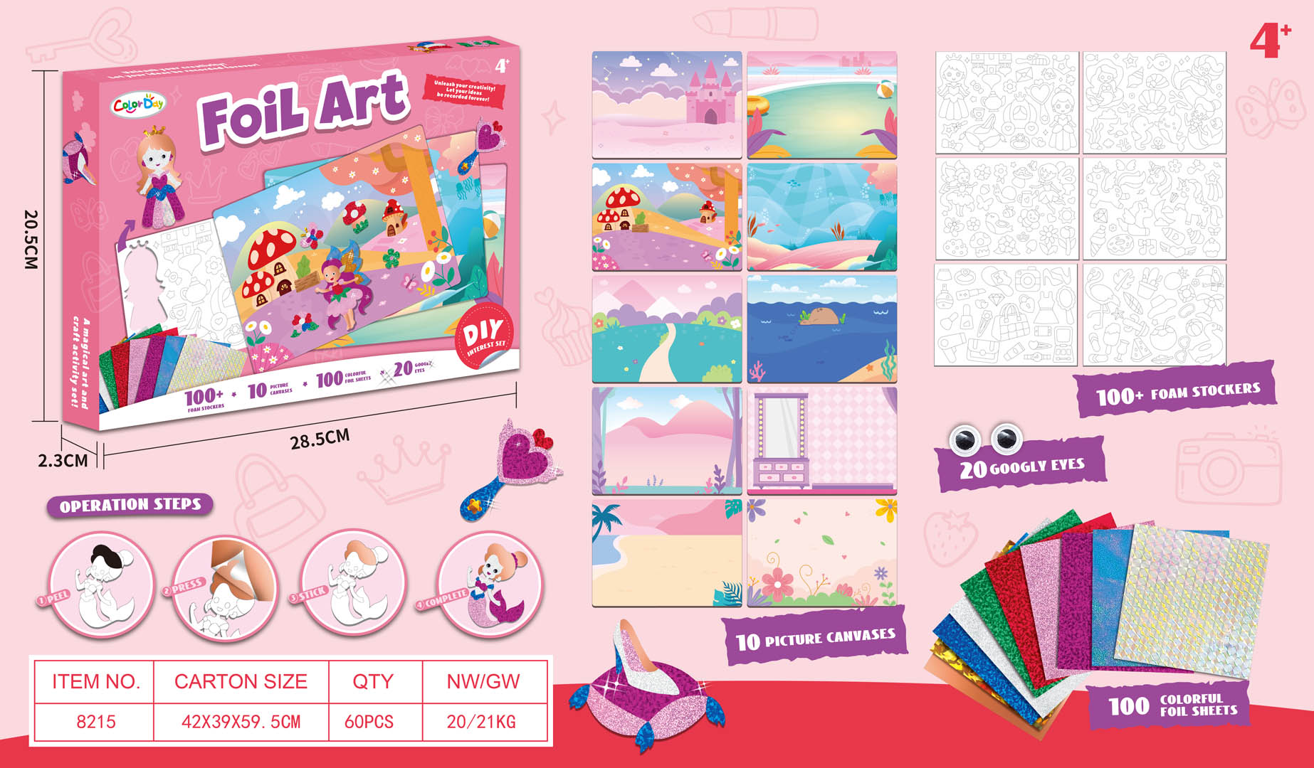 Creative Sticker Set Princess Edition