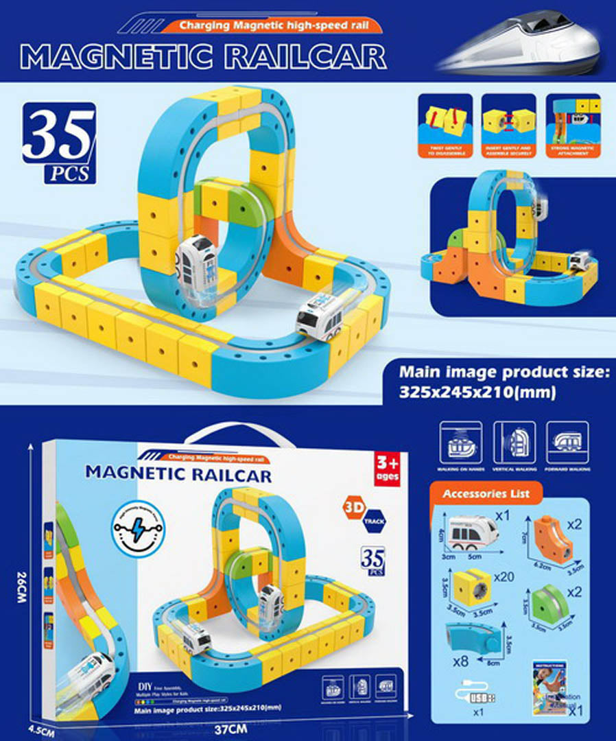 Colourful Magnetic Track 35el.