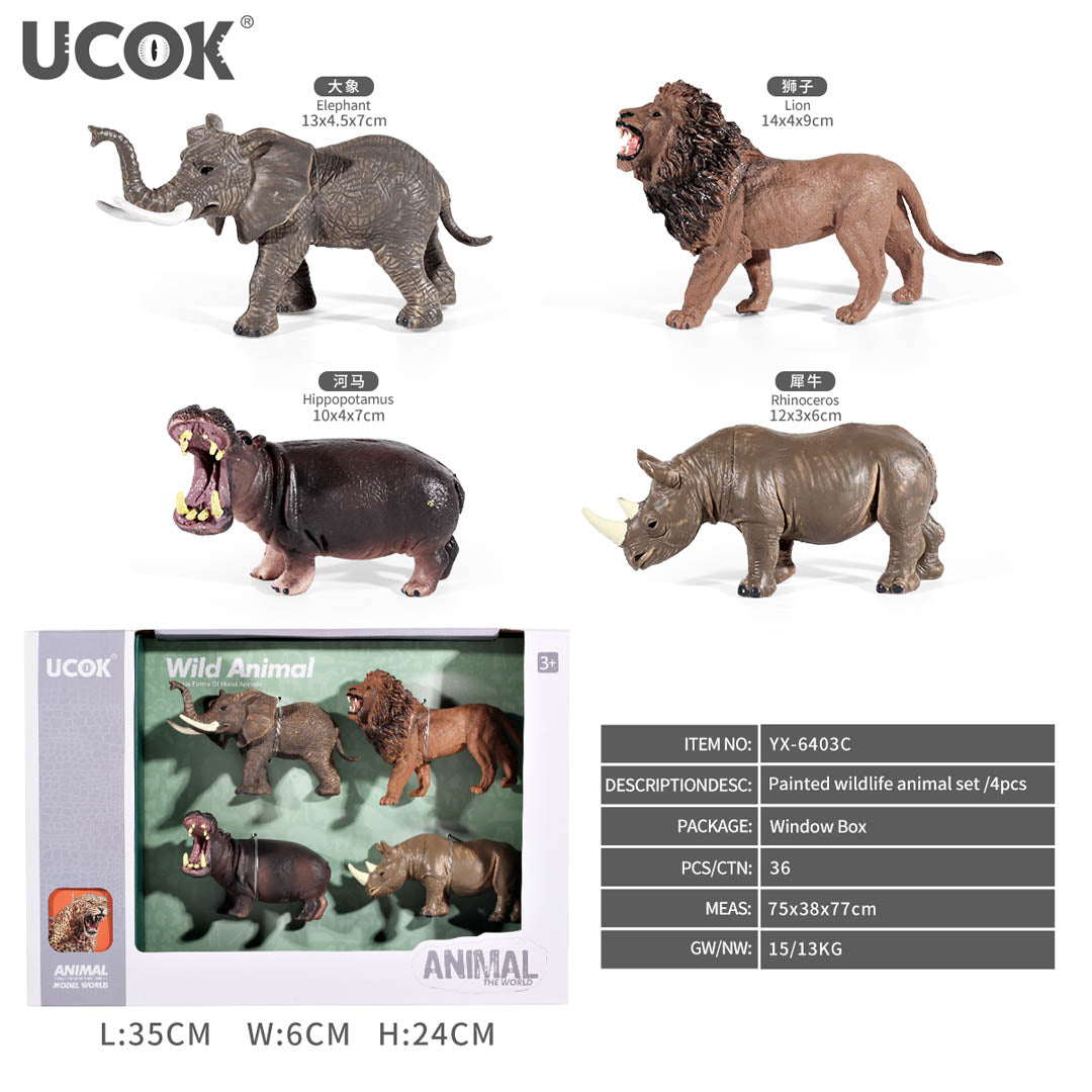 Wildlife set 4el.