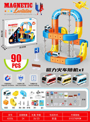 Magnetic Coloured Railway 90el.