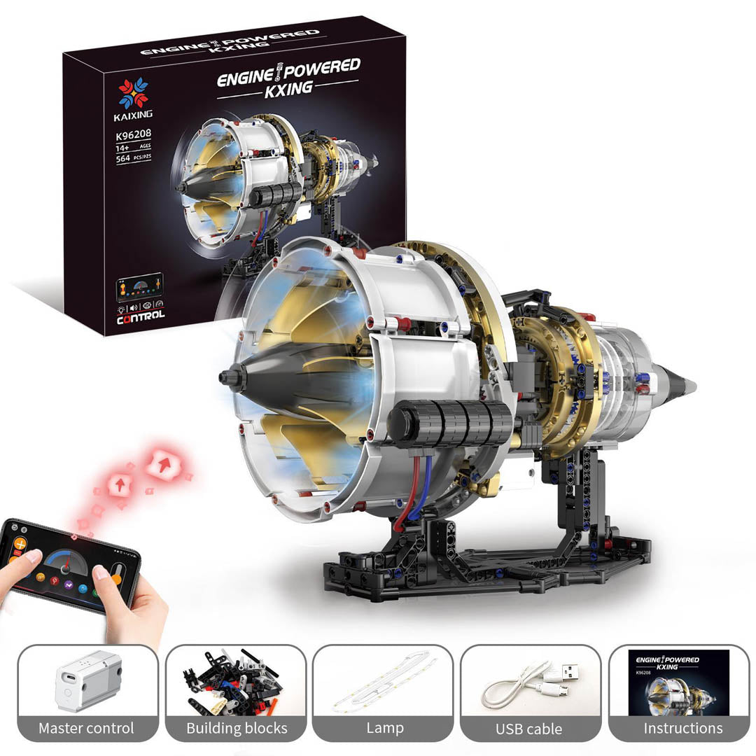 Brick set Motor with USB and Light 564el.