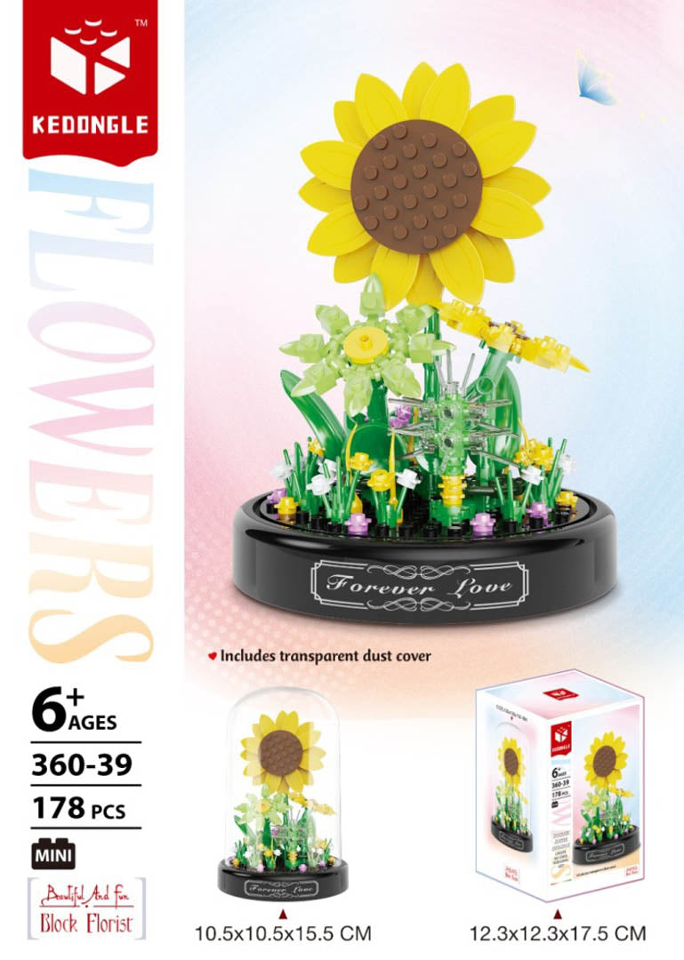 Blossom set with lampshade 178el.