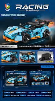 Sports Car Blue 318el.