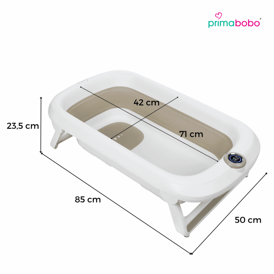 CARRELLO Lux sklopiva kada s termometrom i umetkom