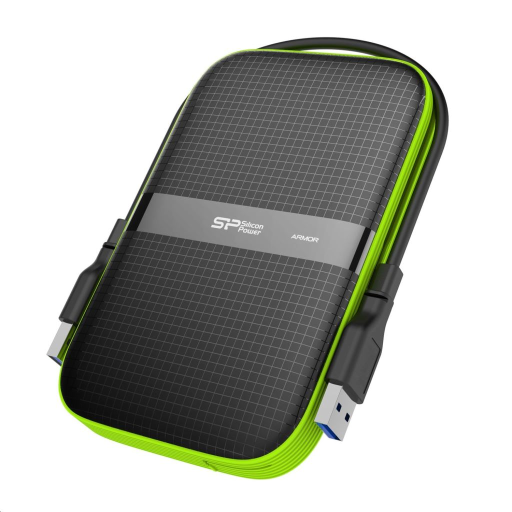 Silicon Power Armor A60 vanjski tvrdi disk 5 TB Crno, Zeleno