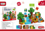 Set of Magnetic Bricks 100el.