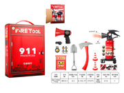 Fireman's set with fire extinguisher