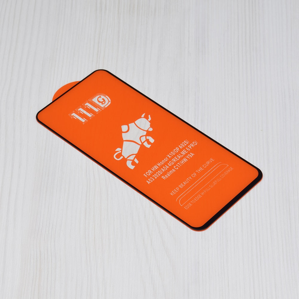 Techsuit – 111D Full Cover / Full Glue Glass za Realme 11 5G – črno