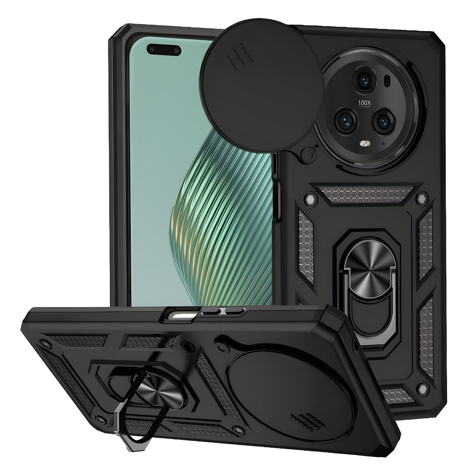 Hybrid Armor futrola za Honor Magic5 Pro - Crna KP30981