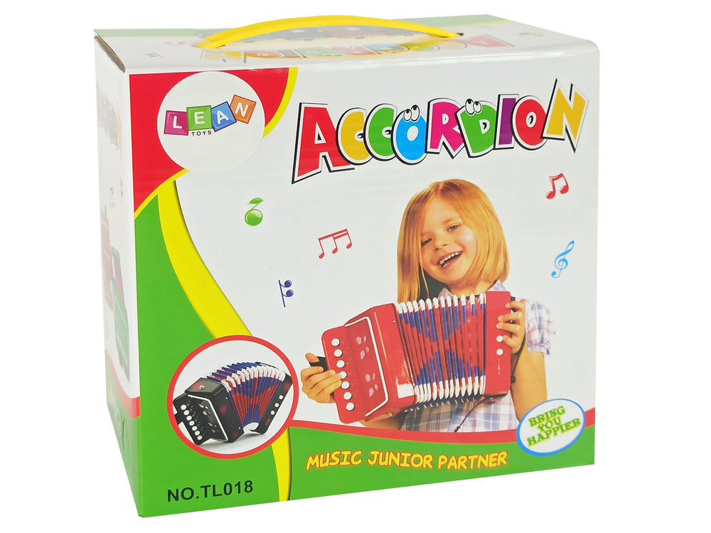 Dječja harmonika Muzyka - plava