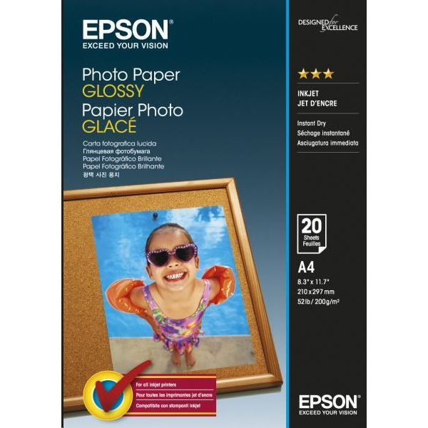 Epson Value Glossy Photo Paper foto papir A4 Sjaj
