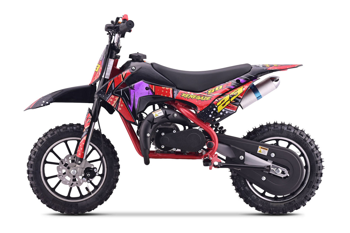 Motor na akumulator RENEGADE 50R Internal Combustion - crveni
