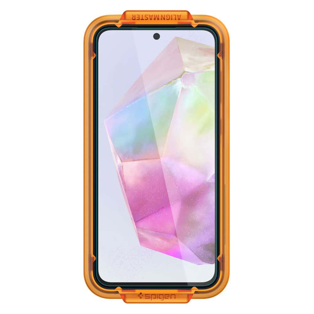 Spigen - Glas.tR Align Master (2 kosa) za Samsung Galaxy A35 5G - prozoren