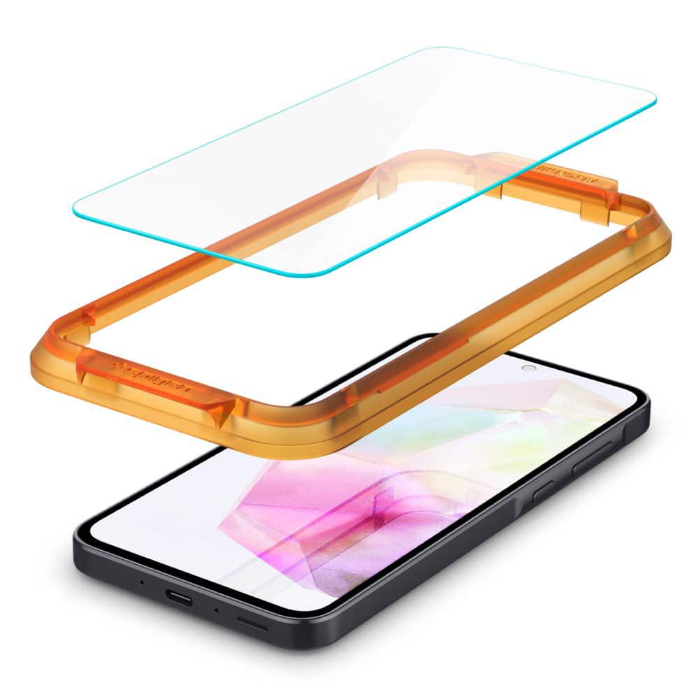 Spigen - Glas.tR Align Master (2 kosa) za Samsung Galaxy A35 5G - prozoren