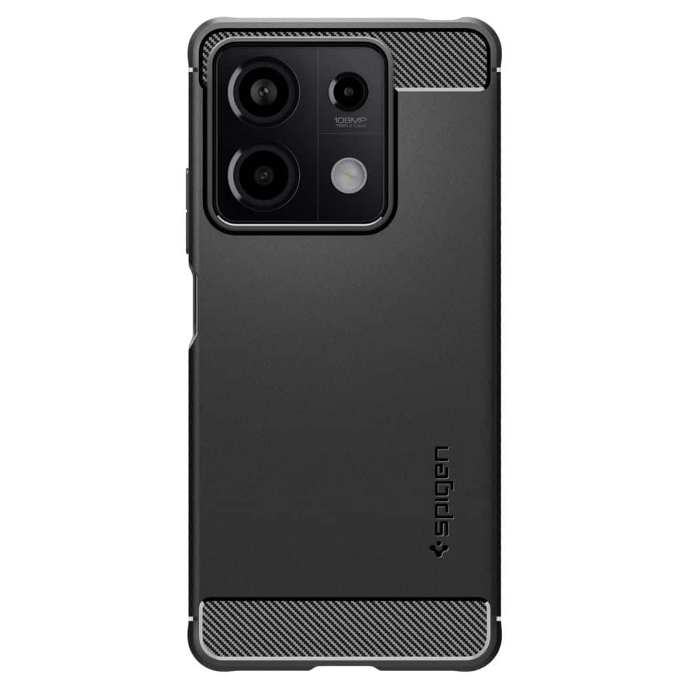 Spigen - Rugged Armor ovitek za Xiaomi Redmi Note 13 5G - črna