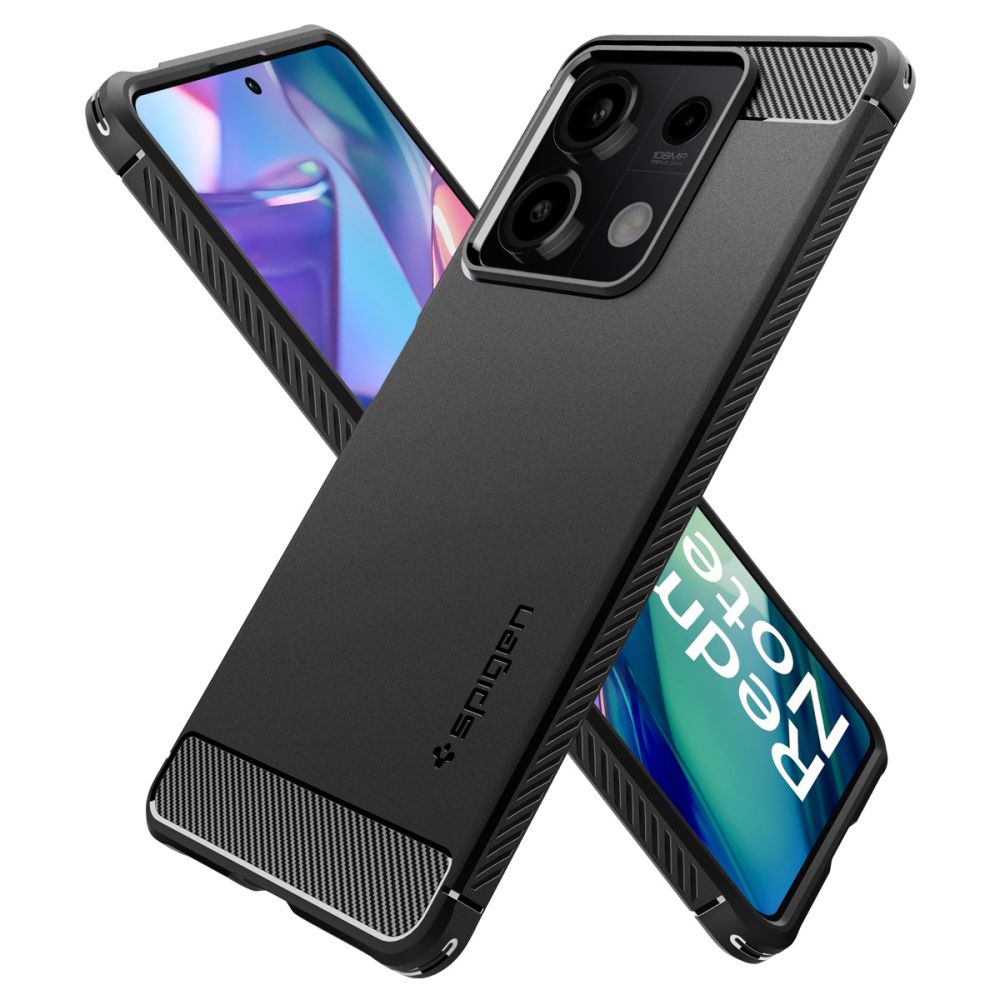 Spigen - Rugged Armor ovitek za Xiaomi Redmi Note 13 5G - črna