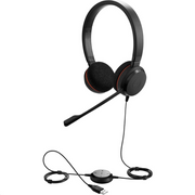 Jabra Evolve 20 UC Stereo Slušalice Žičano Obruč za glavu Ured / pozivni centar USB Tip-A Crno