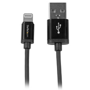 StarTech.com USBLT1MB kabel za rasvjetu 1 m Crno