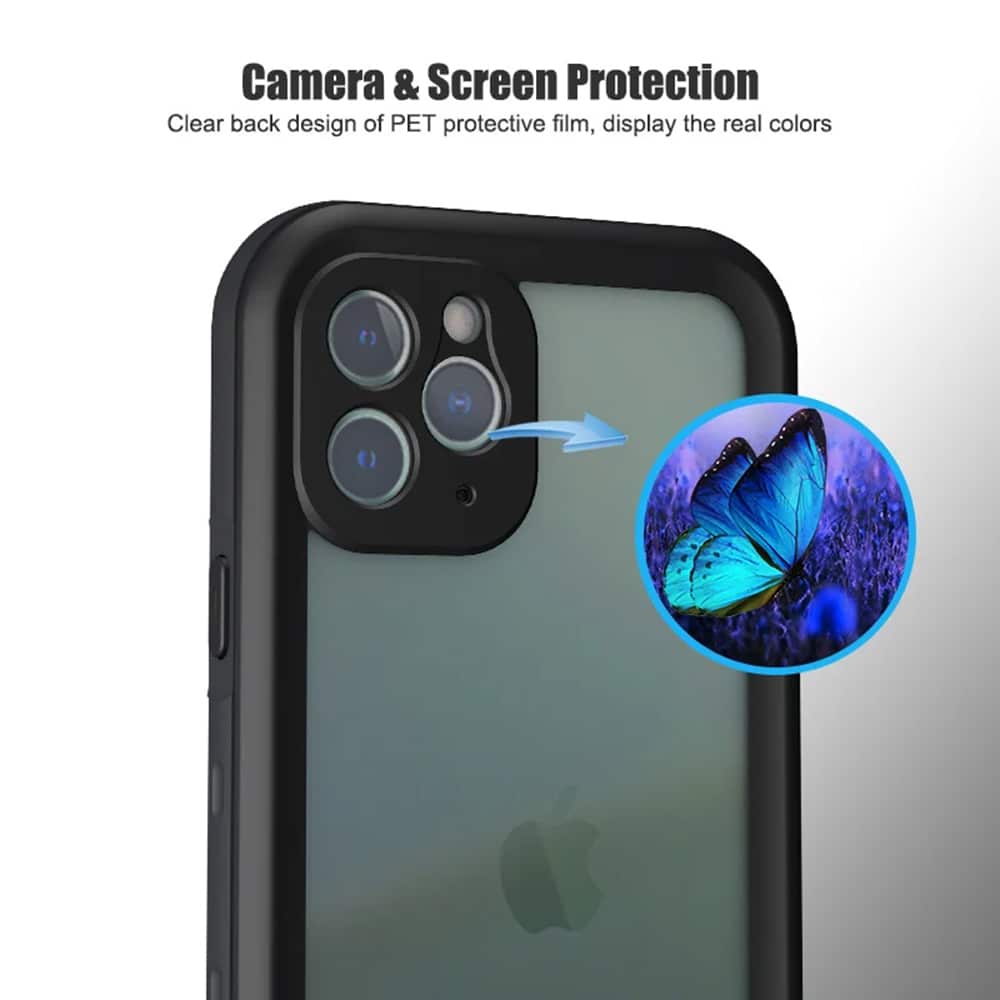ShellBox – Vodotesni 360° MagSafe ovitek IP68 za iPhone 14 Pro Max – črn