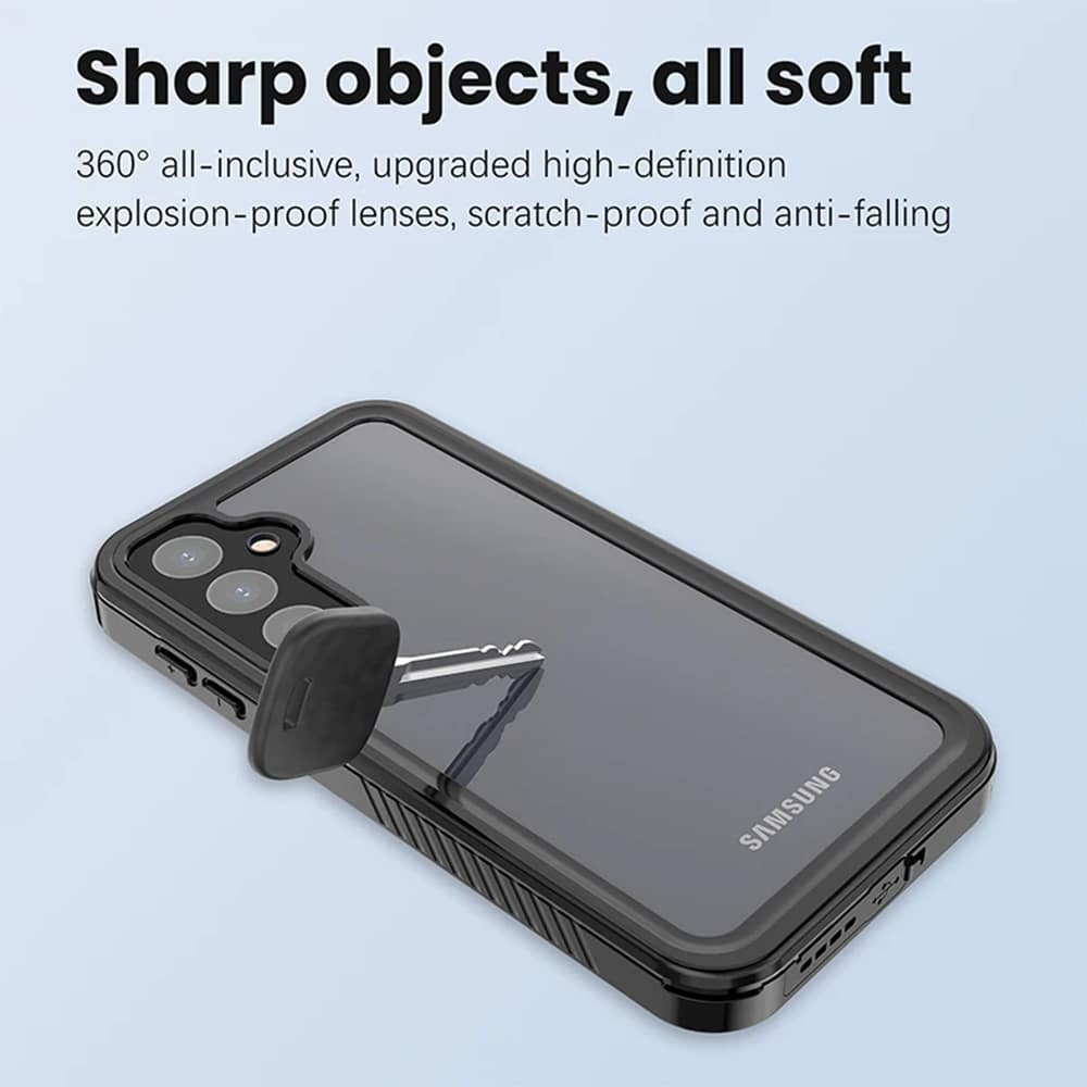 ShellBox - Vodootporna IP68 360° maska za Samsung Galaxy A55 5G - Crna