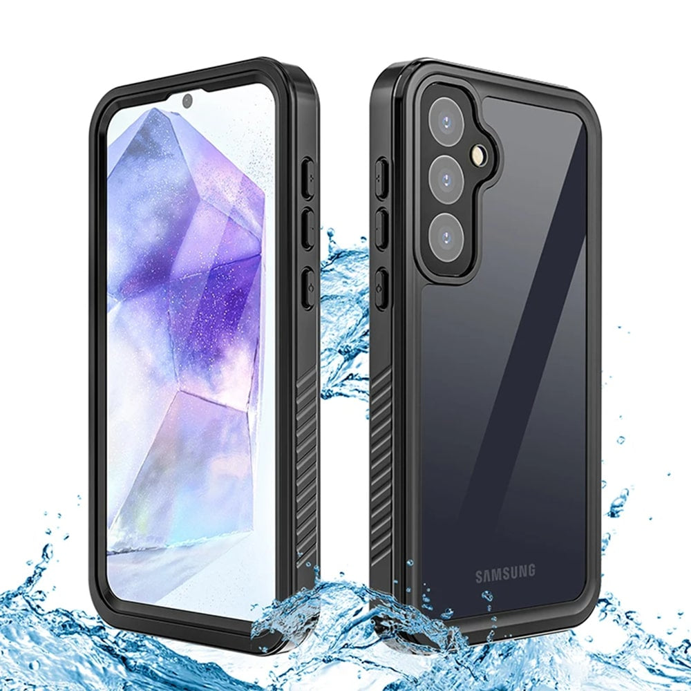 ShellBox - Vodootporna IP68 360° maska za Samsung Galaxy A55 5G - Crna
