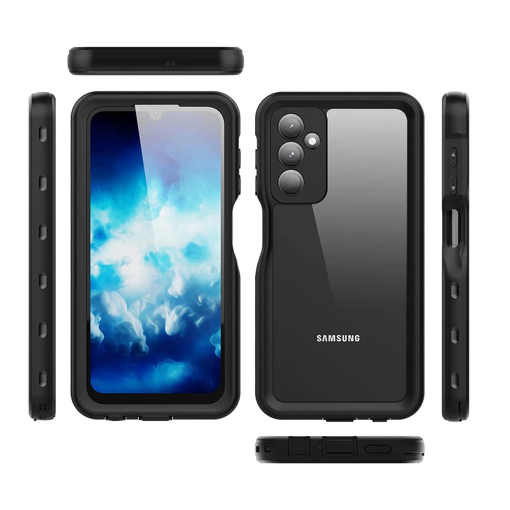 ShellBox – Vodotesni 360° ovitek IP68 za Samsung Galaxy A25 5G – Črn