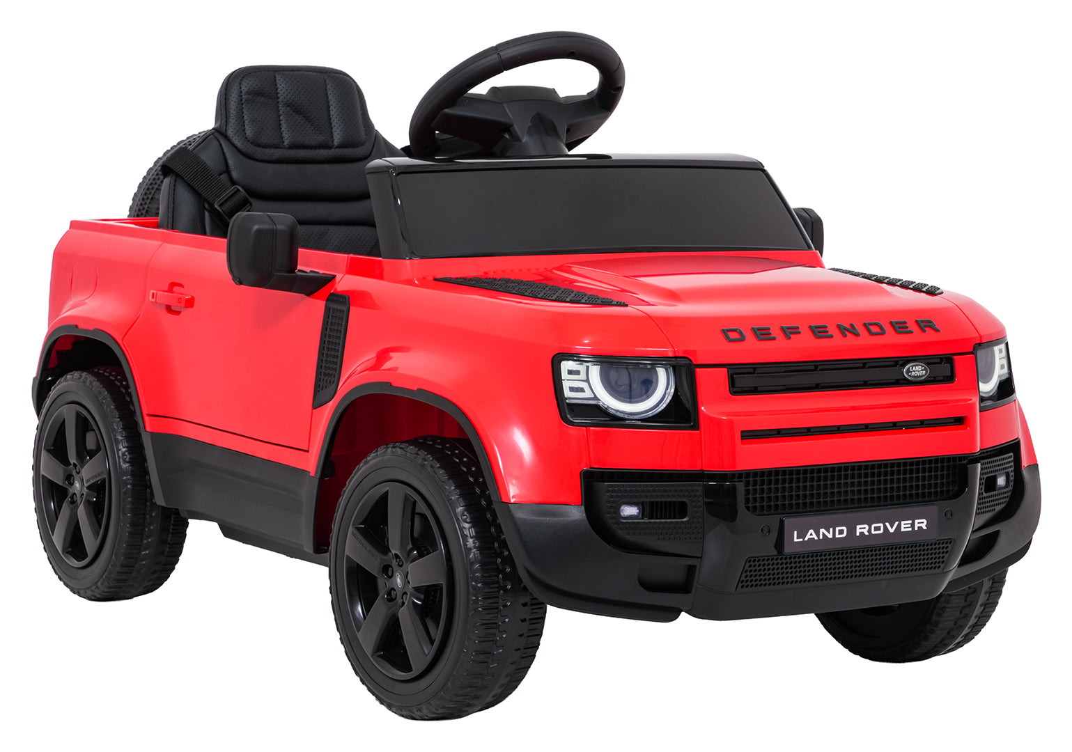 Licencirani auto na akumulator Land Rover Defender 4x4 - crveni
