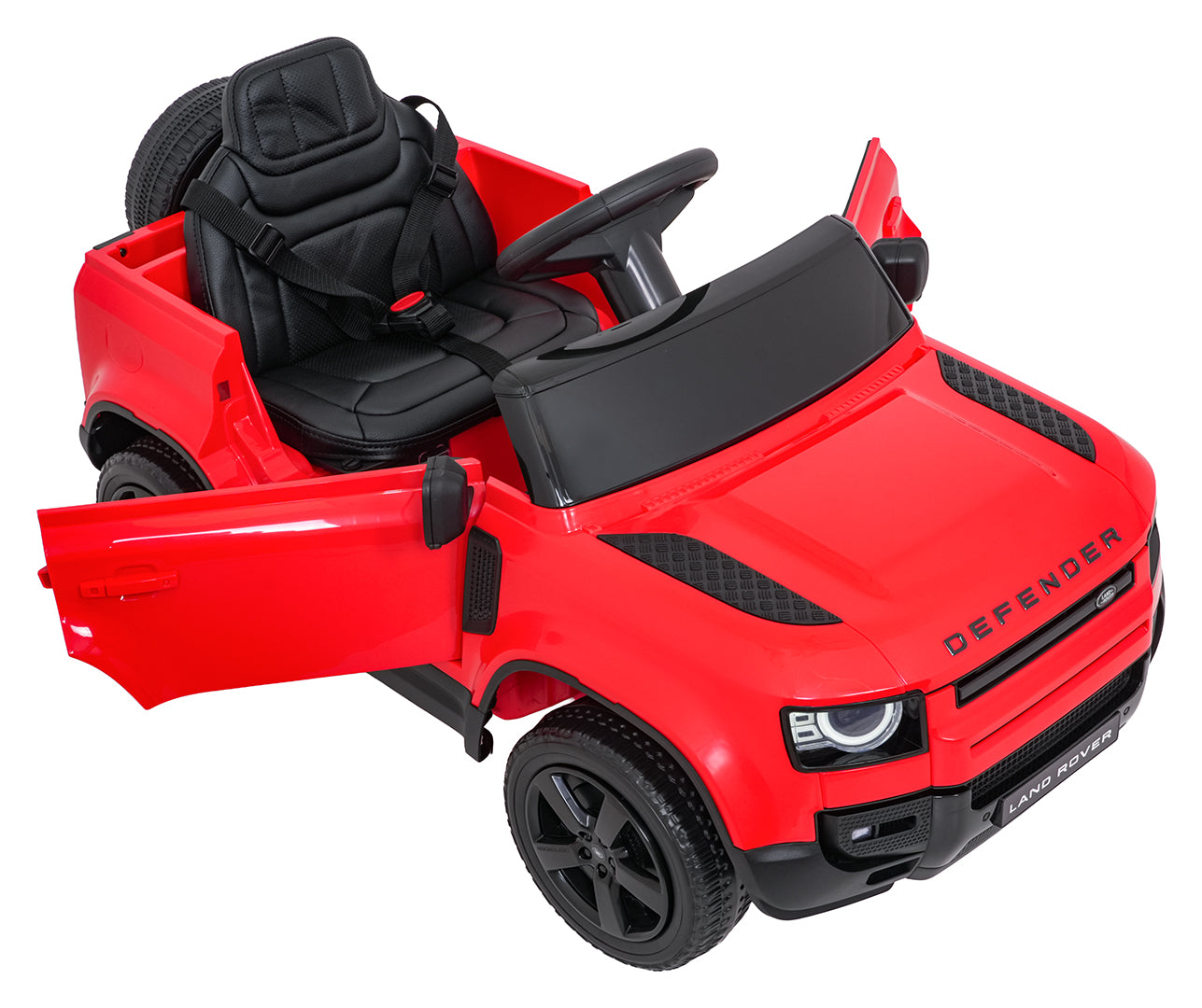 Licencirani auto na akumulator Land Rover Defender 4x4 - crveni