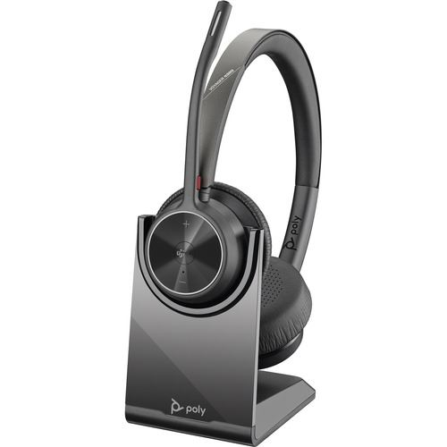 POLY 218476-02 naglavne slušalice i slušalice s ugrađenim mikrofonom Žičano i bežično Obruč za glavu Ured / pozivni centar USB Tip-A Bluetooth Postolje za punjenje Crno