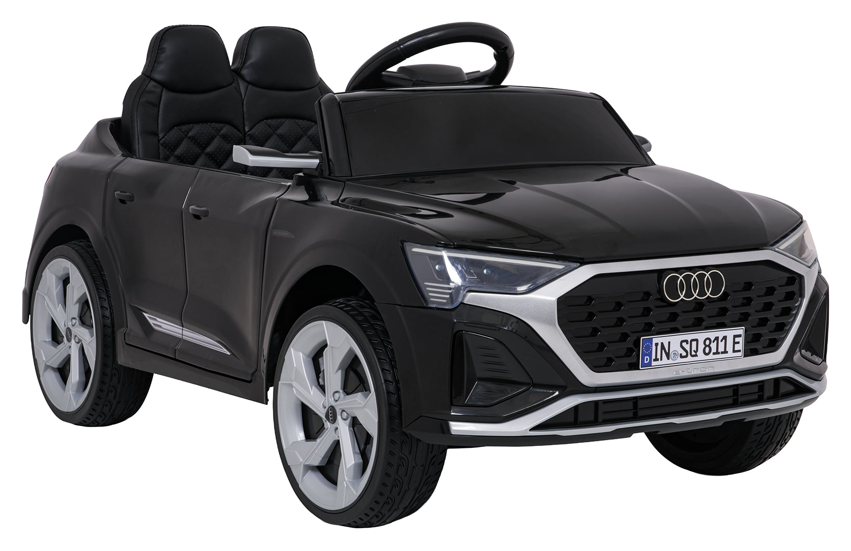 Licencirani auto na akumulator Audi SQ8 4x4 - crni