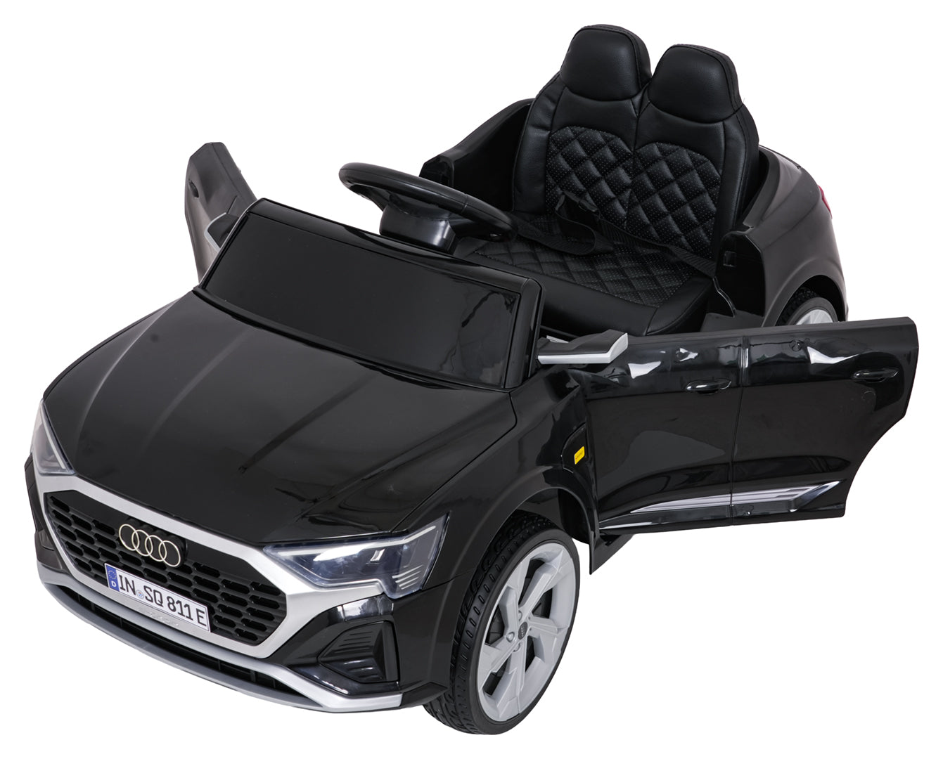 Licencirani auto na akumulator Audi SQ8 4x4 - crni