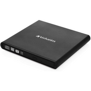 Verbatim External Slimline CD/DVD Writer pogon optičkog diska DVD±RW Crno