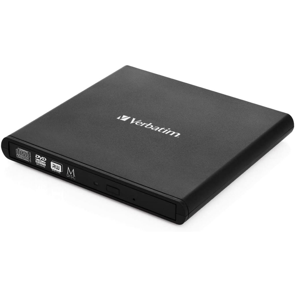 Verbatim External Slimline CD/DVD Writer pogon optičkog diska DVD±RW Crno