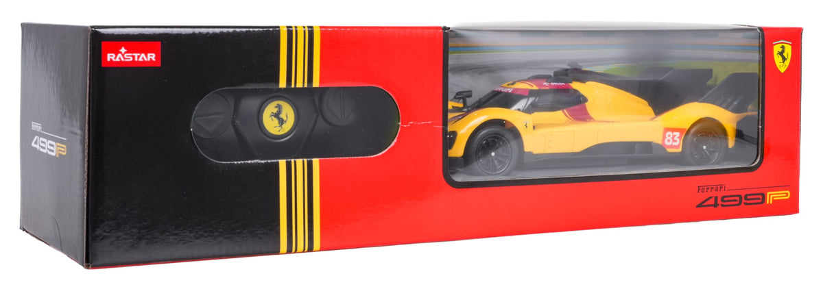 R/C car 1:24 Ferrari 499P-N83 Yellow RASTAR