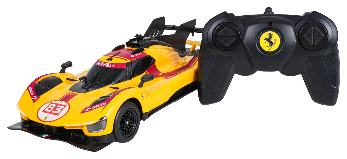 R/C car 1:24 Ferrari 499P-N83 Yellow RASTAR