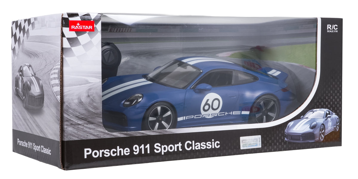 R/C 1:16 Porsche 911 Sport Classic Blue RASTAR