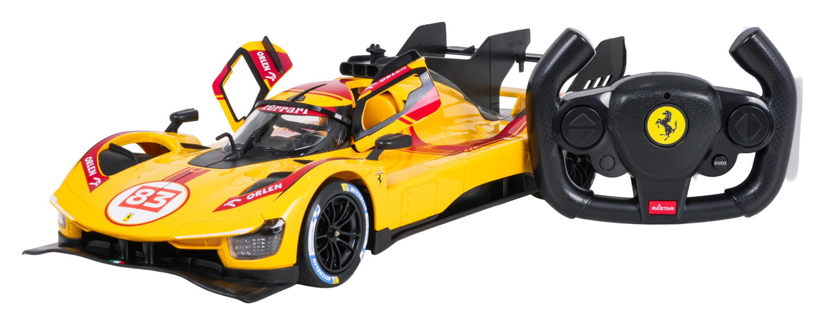 R/C car 1:14 Ferrari 499P Yellow RASTAR